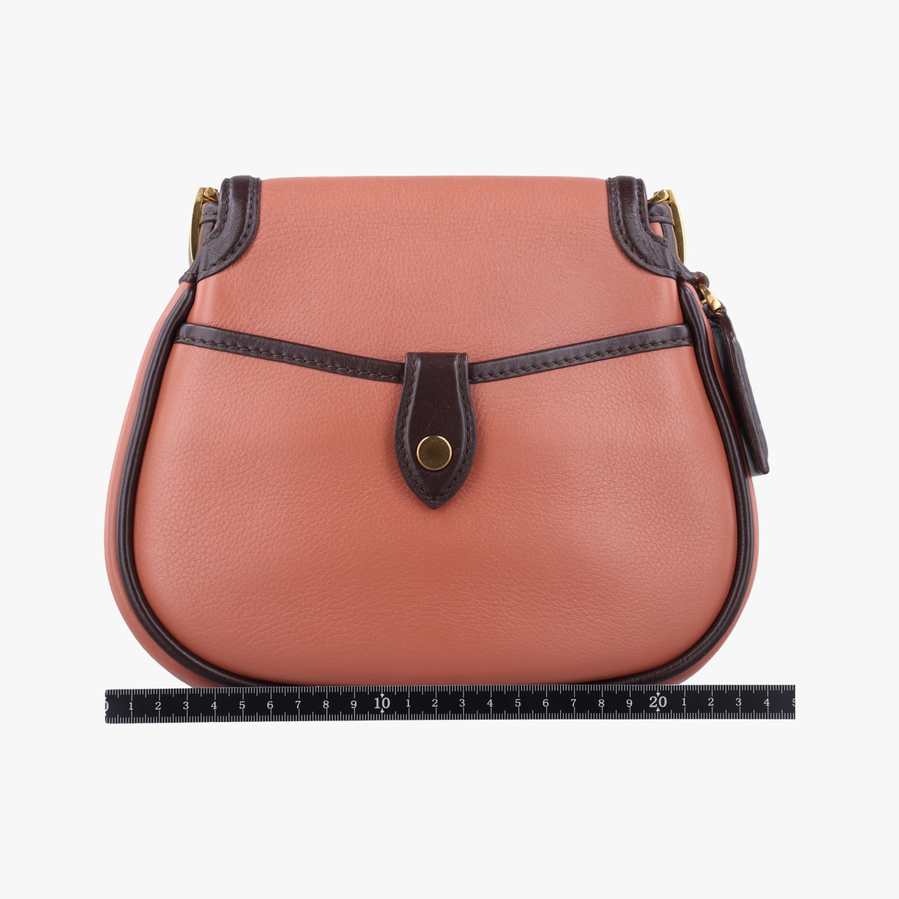 Pre-owned Louis Vuitton Collection Trapezio Pink×Brown leather M97086 shoulderbag | stylenewstar