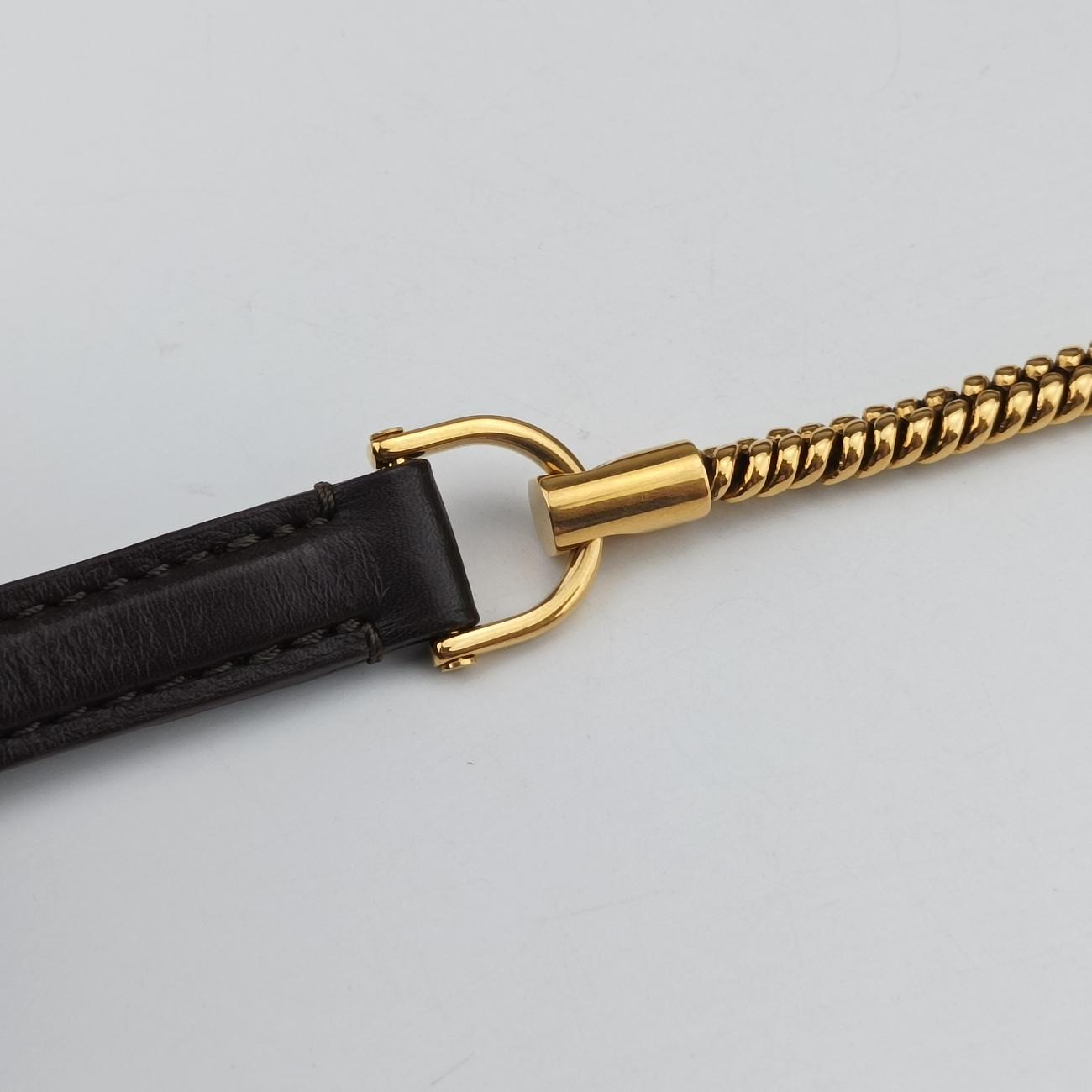 Pre-owned Louis Vuitton Collection Trapezio Pink×Brown leather M97086 shoulderbag | stylenewstar