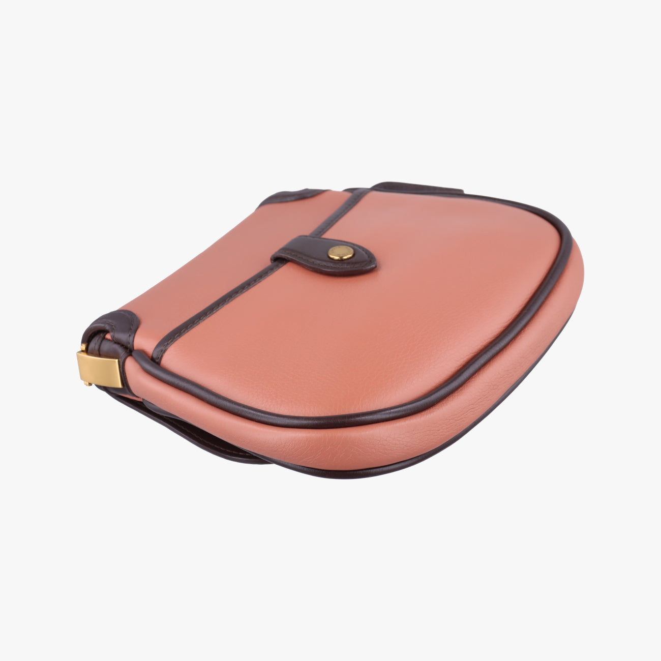 Pre-owned Louis Vuitton Collection Trapezio Pink×Brown leather M97086 shoulderbag | stylenewstar