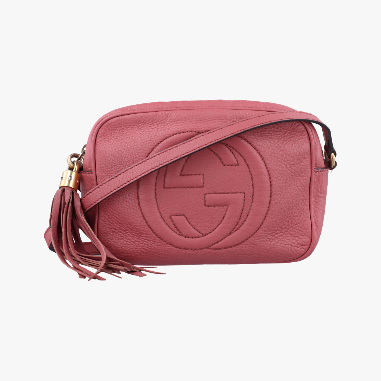Pre-owned Gucci Soho Pink Leather 308364 shoulderbag | stylenewstar