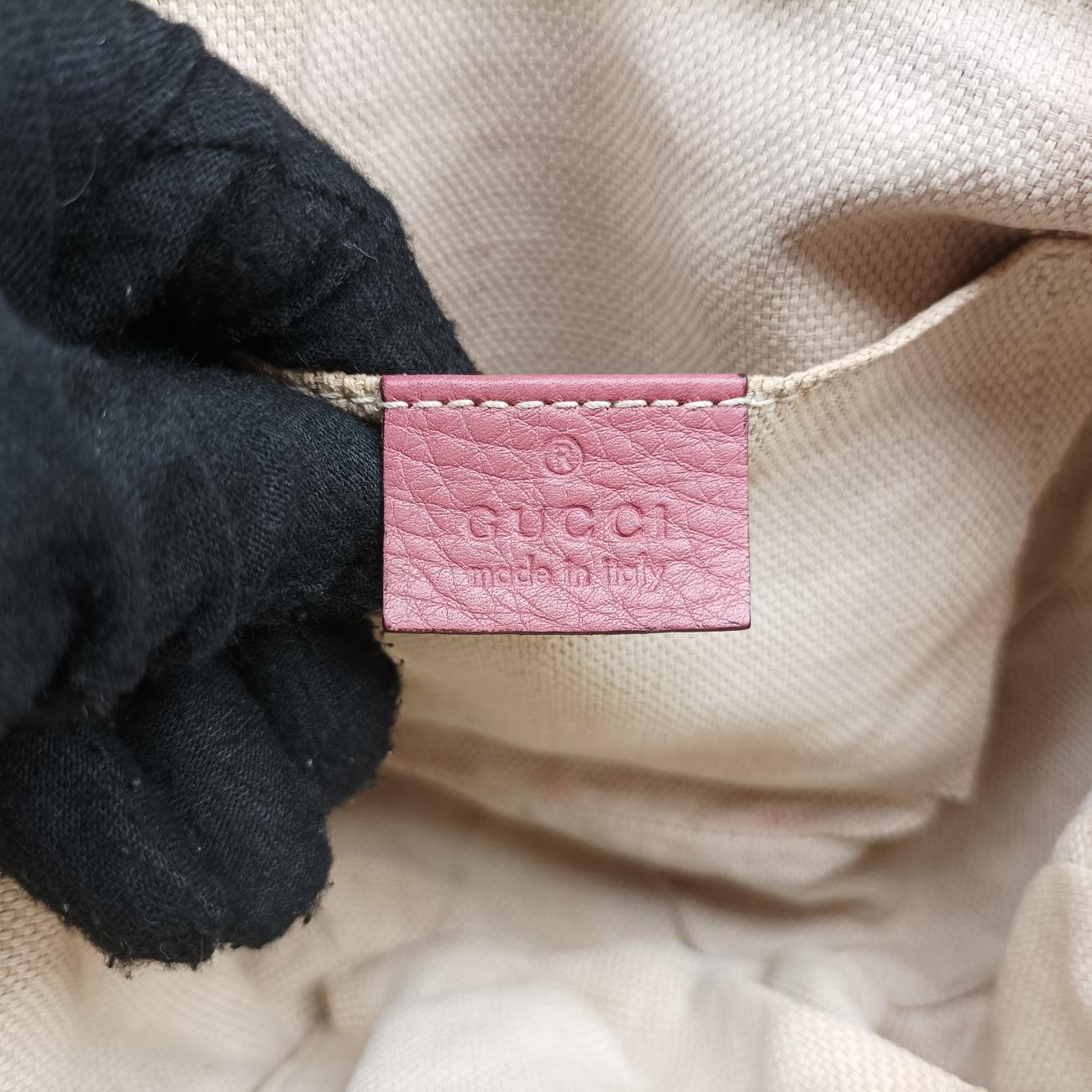 Pre-owned Gucci Soho Pink Leather 308364 shoulderbag | stylenewstar