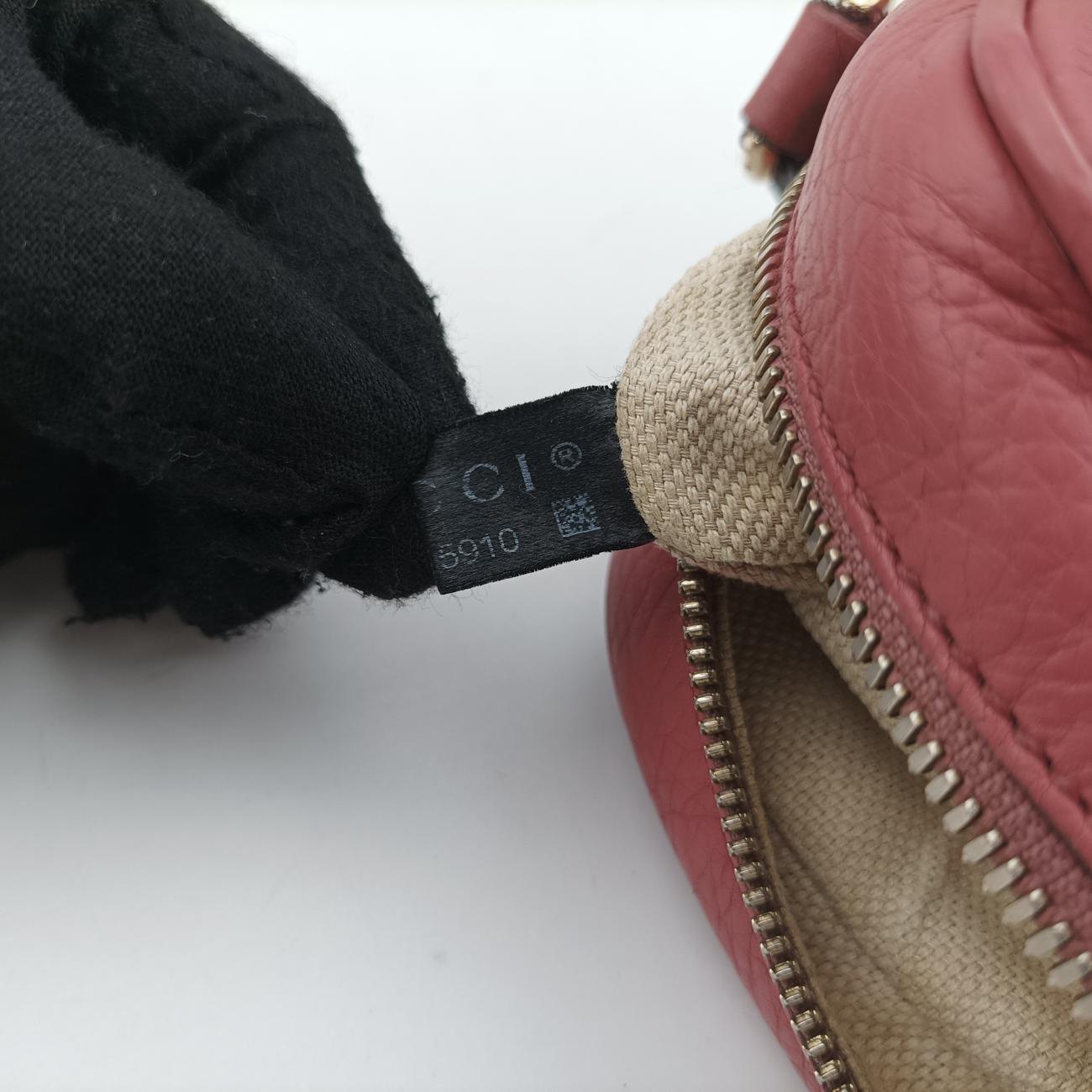 Pre-owned Gucci Soho Pink Leather 308364 shoulderbag | stylenewstar