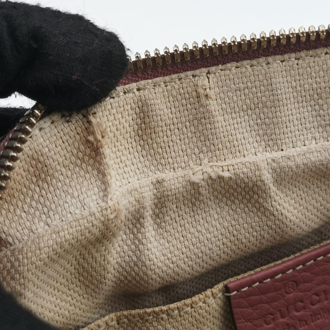 Pre-owned Gucci Soho Pink Leather 308364 shoulderbag | stylenewstar