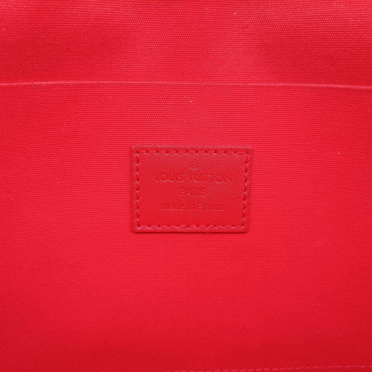 Pre-owned Louis Vuitton Pochette FéLICIE CERISE Vernis M61293 shoulderbag | stylenewstar