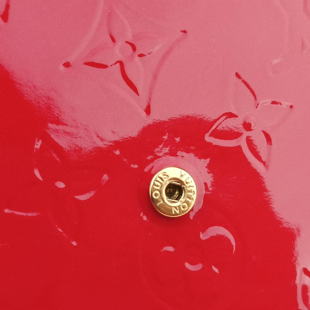 Pre-owned Louis Vuitton Pochette FéLICIE CERISE Vernis M61293 shoulderbag | stylenewstar