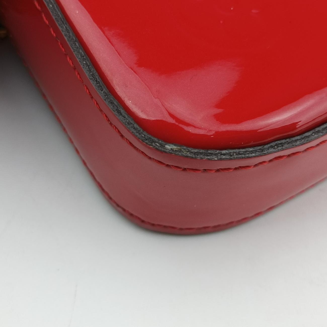 Pre-owned Louis Vuitton Pochette FéLICIE CERISE Vernis M61293 shoulderbag | stylenewstar