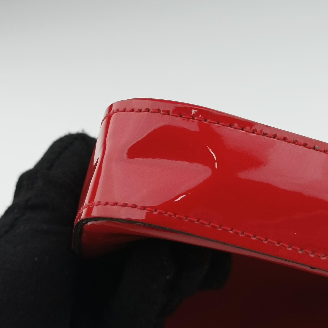 Pre-owned Louis Vuitton Pochette FéLICIE CERISE Vernis M61293 shoulderbag | stylenewstar