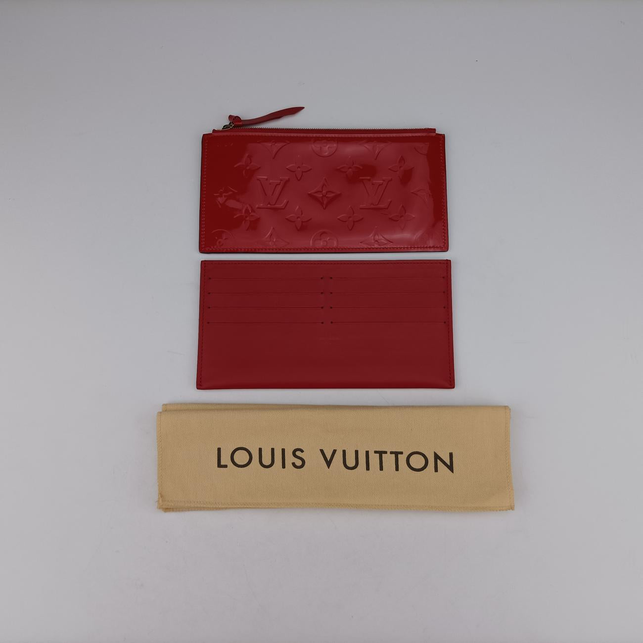 Pre-owned Louis Vuitton Pochette FéLICIE CERISE Vernis M61293 shoulderbag | stylenewstar