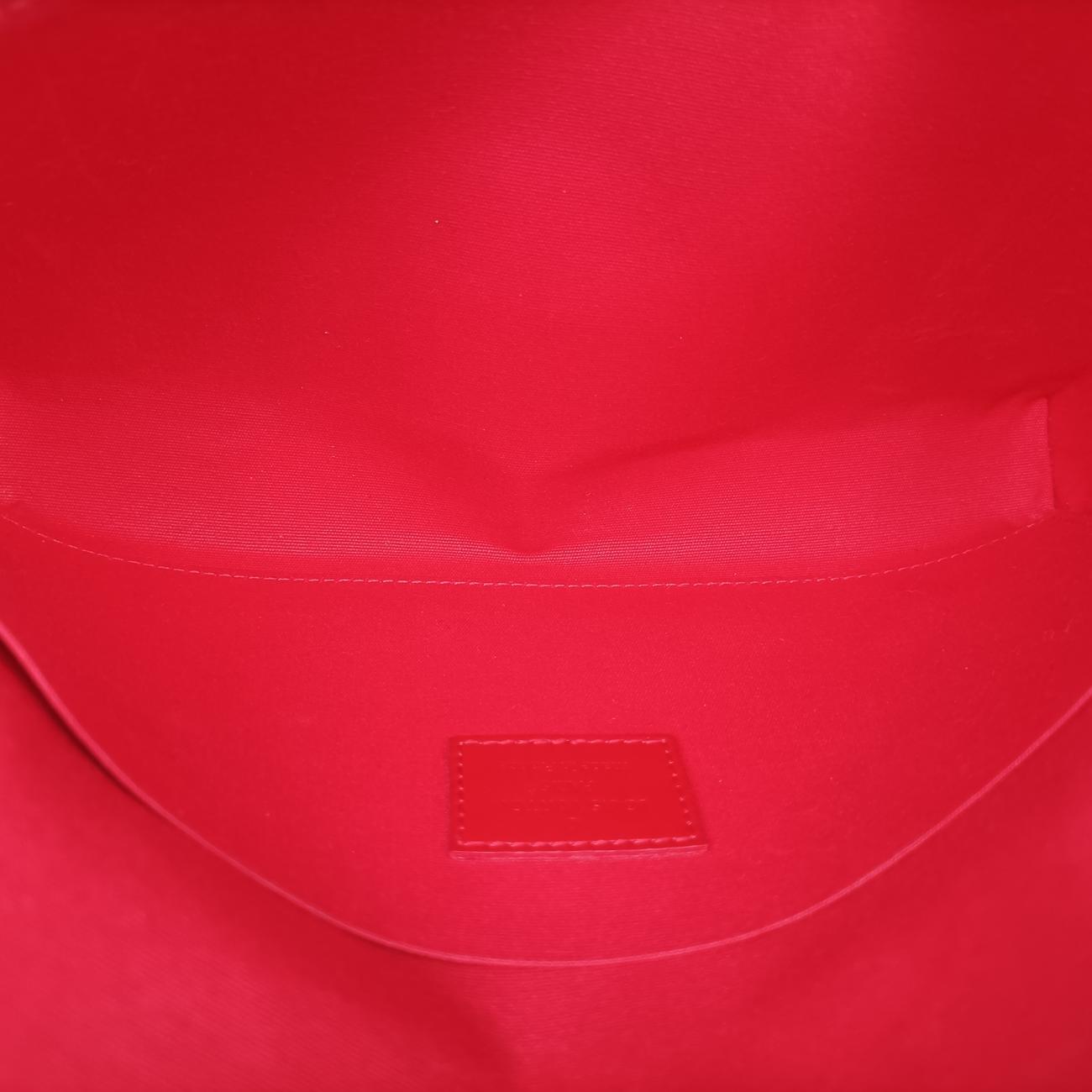 Pre-owned Louis Vuitton Pochette FéLICIE CERISE Vernis M61293 shoulderbag | stylenewstar