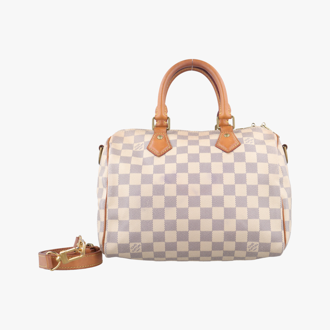 Pre-owned Louis Vuitton SPEEDY 25 AZUR Damier Canvas N41534 shoulderbag | stylenewstar
