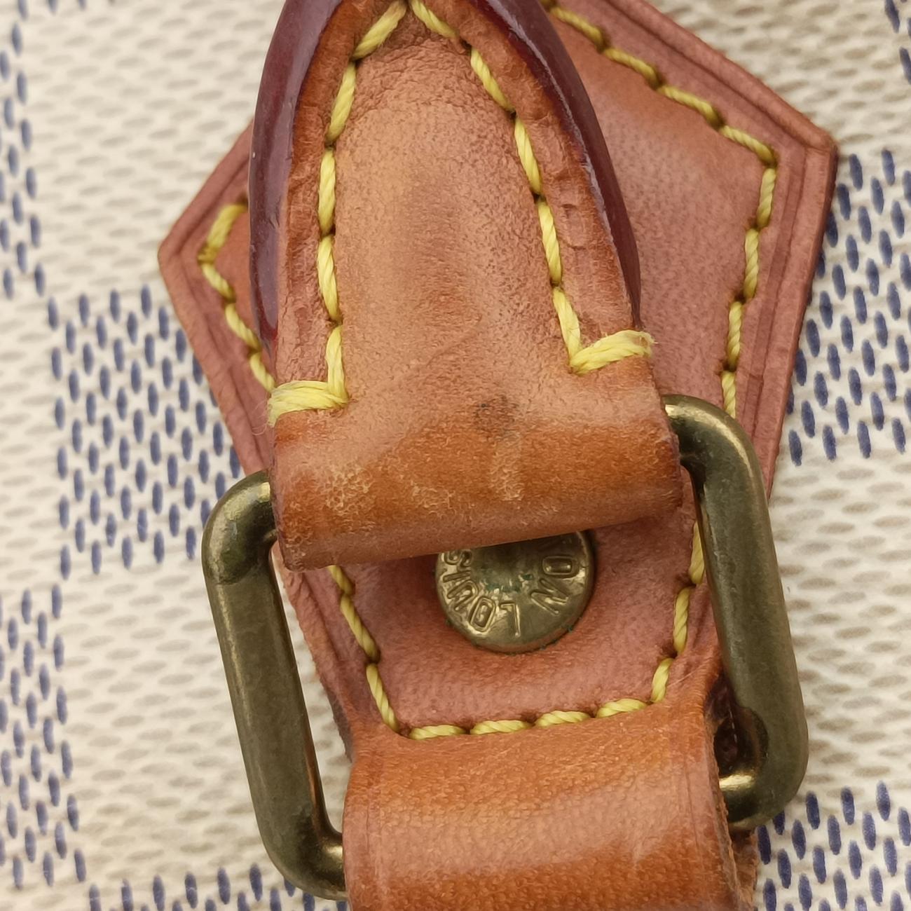 Pre-owned Louis Vuitton SPEEDY 25 AZUR Damier Canvas N41534 shoulderbag | stylenewstar