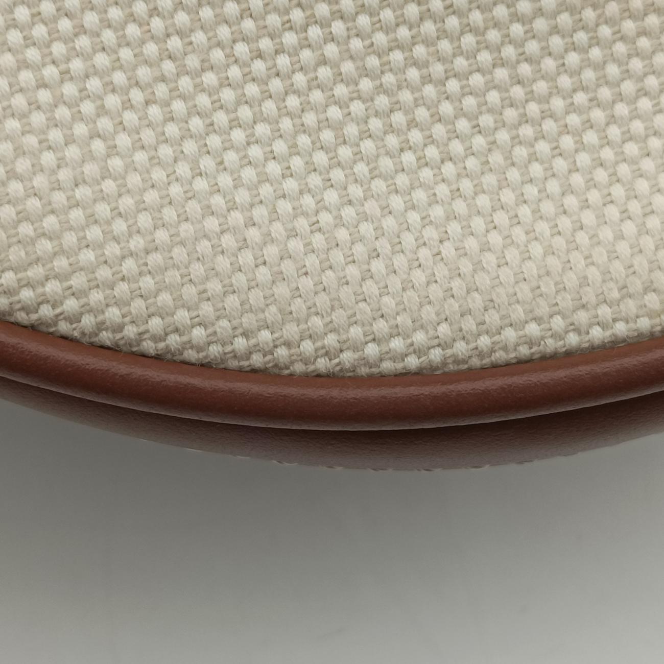 Pre-owned Burberry LOUISE Beige×Brown Canvas x Leather  shoulderbag | stylenewstar