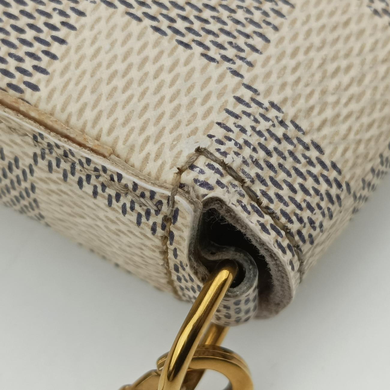 Secondhand Louis Vuitton Pochette FéLICIE Azur Damier Canvas N63106 shoulderbag | stylenewstar