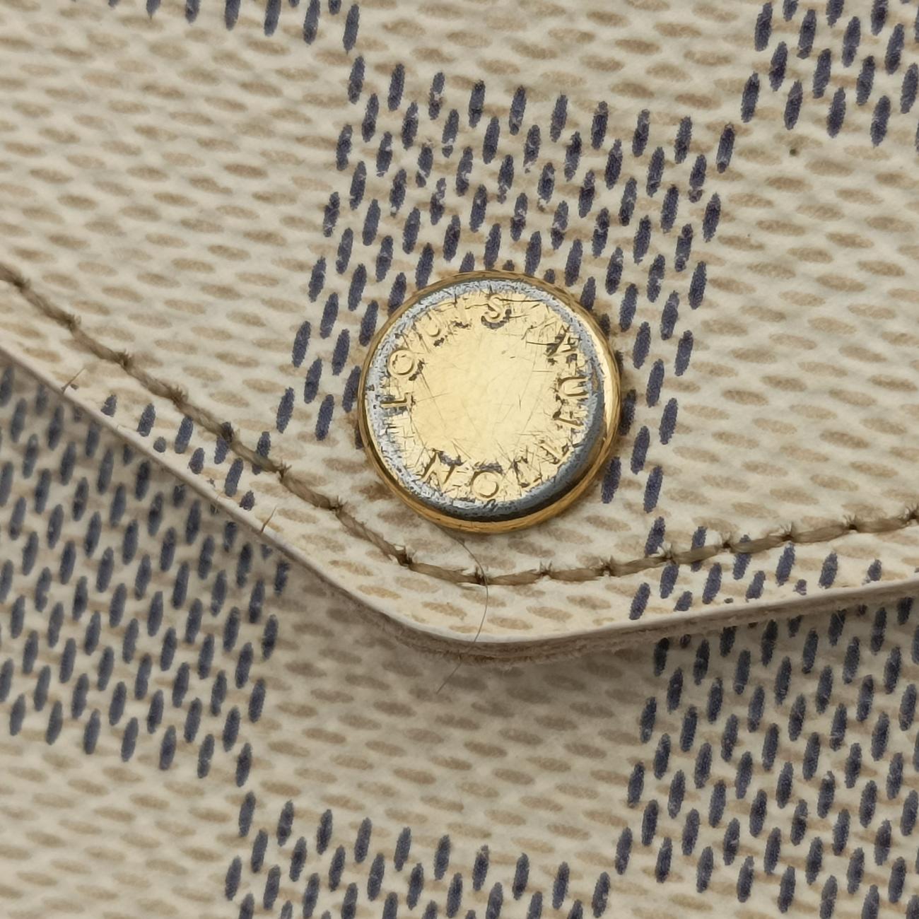 Secondhand Louis Vuitton Pochette FéLICIE Azur Damier Canvas N63106 shoulderbag | stylenewstar