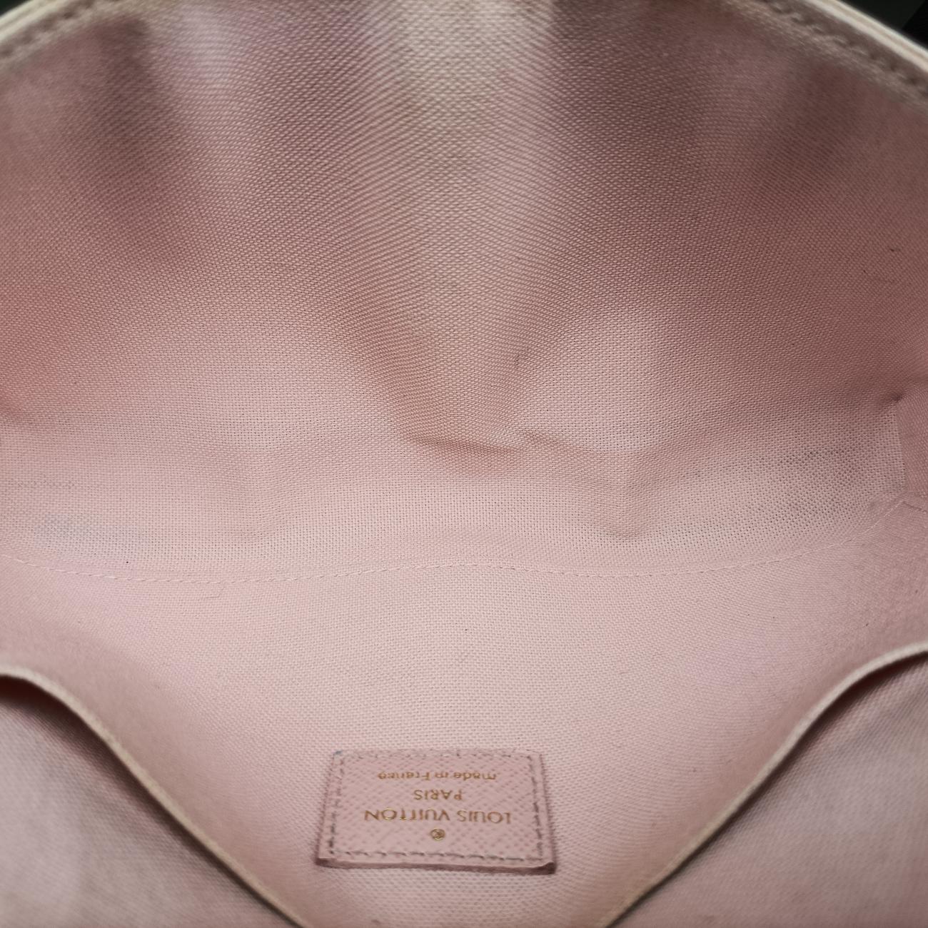 Secondhand Louis Vuitton Pochette FéLICIE Azur Damier Canvas N63106 shoulderbag | stylenewstar