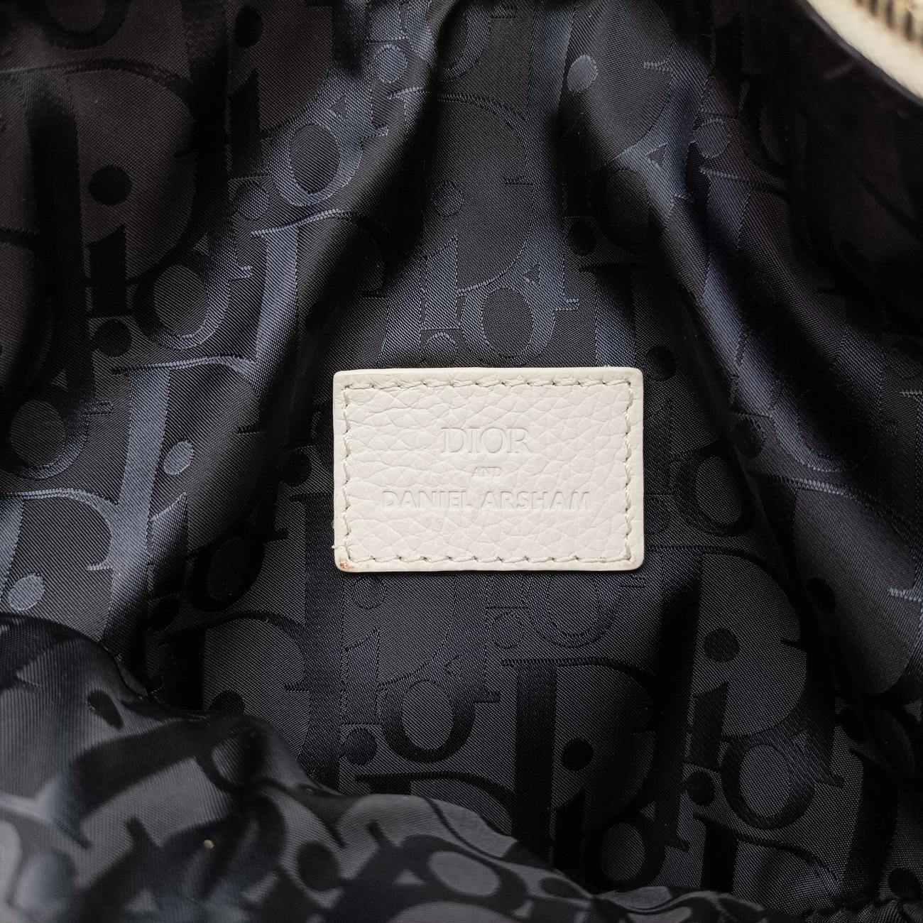 Pre-owned Christian Dior Saddle White Leather  bum bag/waist bag | stylenewstar