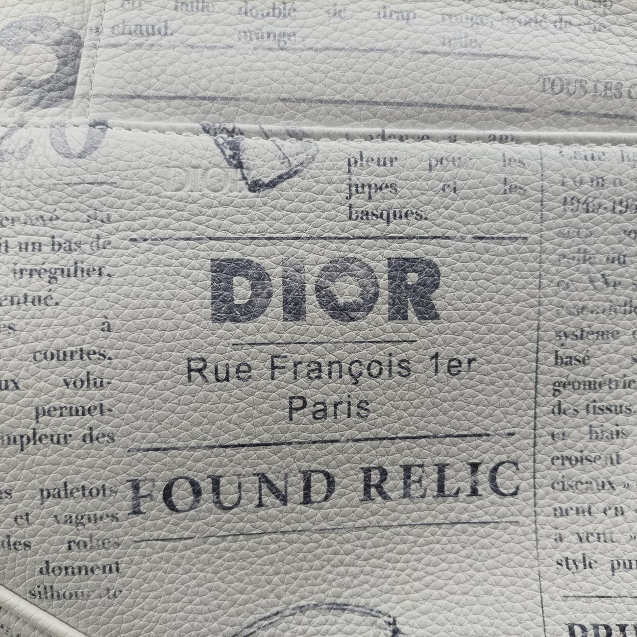 Pre-owned Christian Dior Saddle White Leather  bum bag/waist bag | stylenewstar