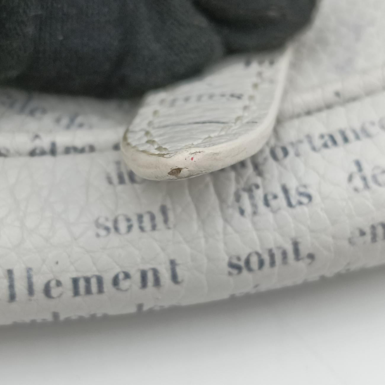 Pre-owned Christian Dior Saddle White Leather  bum bag/waist bag | stylenewstar