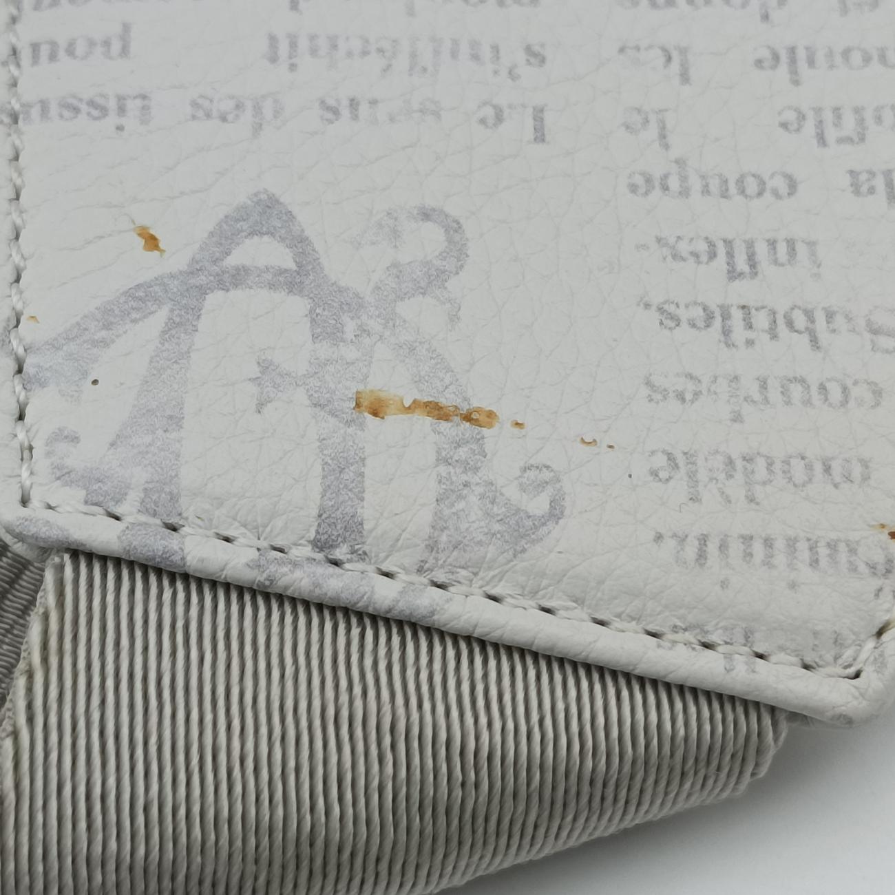 Pre-owned Christian Dior Saddle White Leather  bum bag/waist bag | stylenewstar