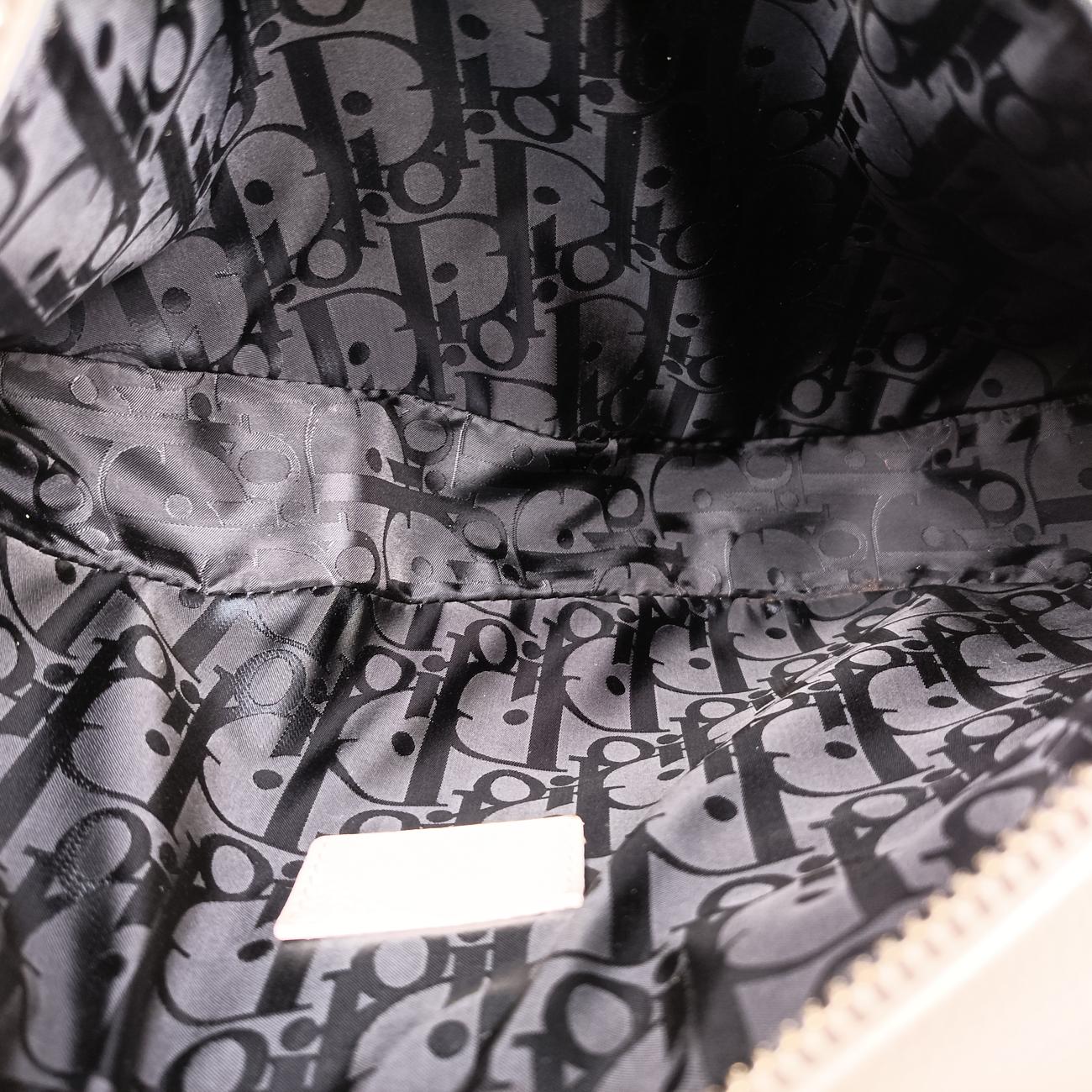 Pre-owned Christian Dior Saddle White Leather  bum bag/waist bag | stylenewstar