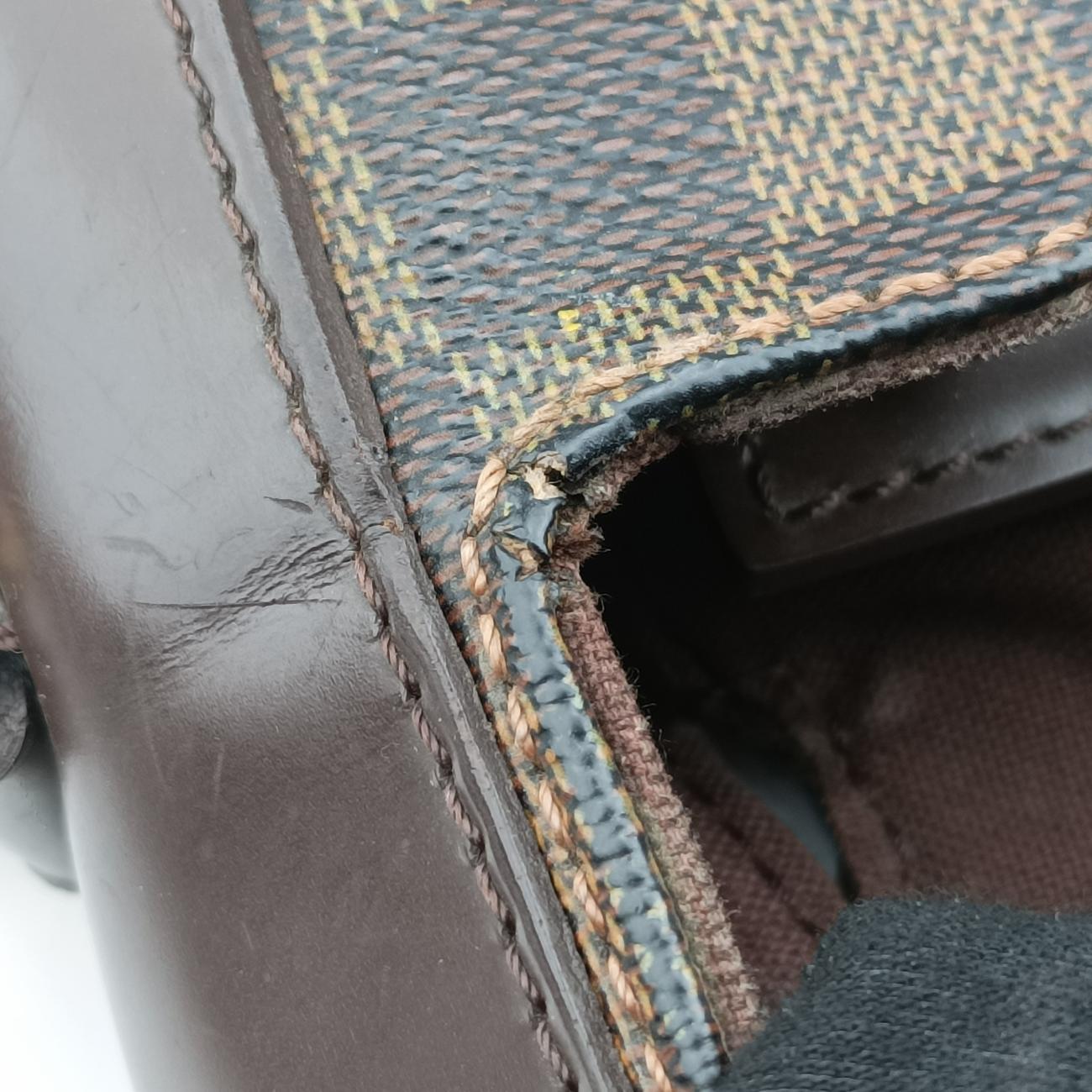 Pre-owned Louis Vuitton SPENCER EBENE Damier　Canvas N58021 shoulderbag | stylenewstar