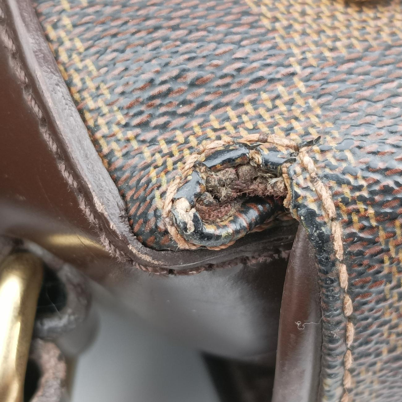 Pre-owned Louis Vuitton SPENCER EBENE Damier　Canvas N58021 shoulderbag | stylenewstar