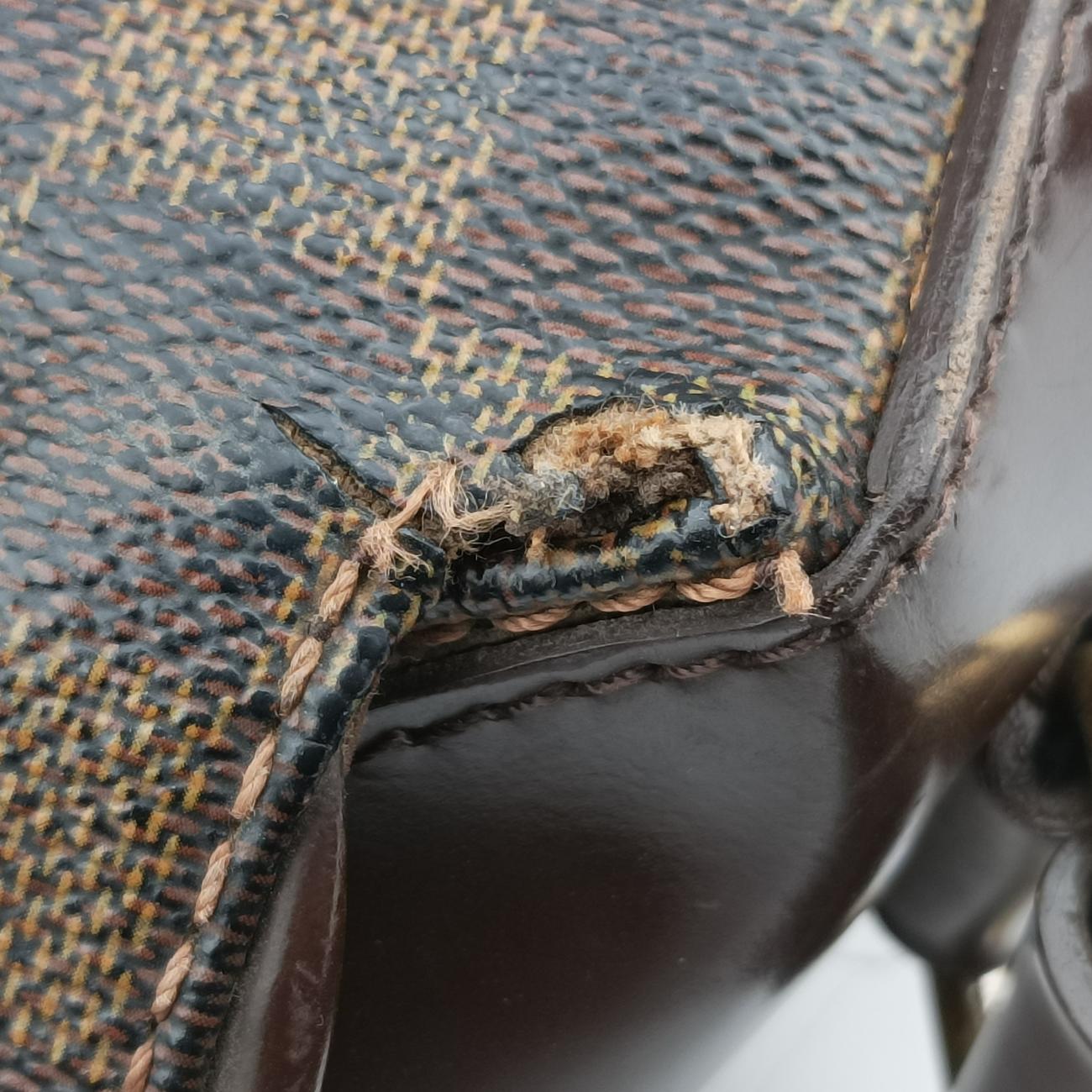 Pre-owned Louis Vuitton SPENCER EBENE Damier　Canvas N58021 shoulderbag | stylenewstar