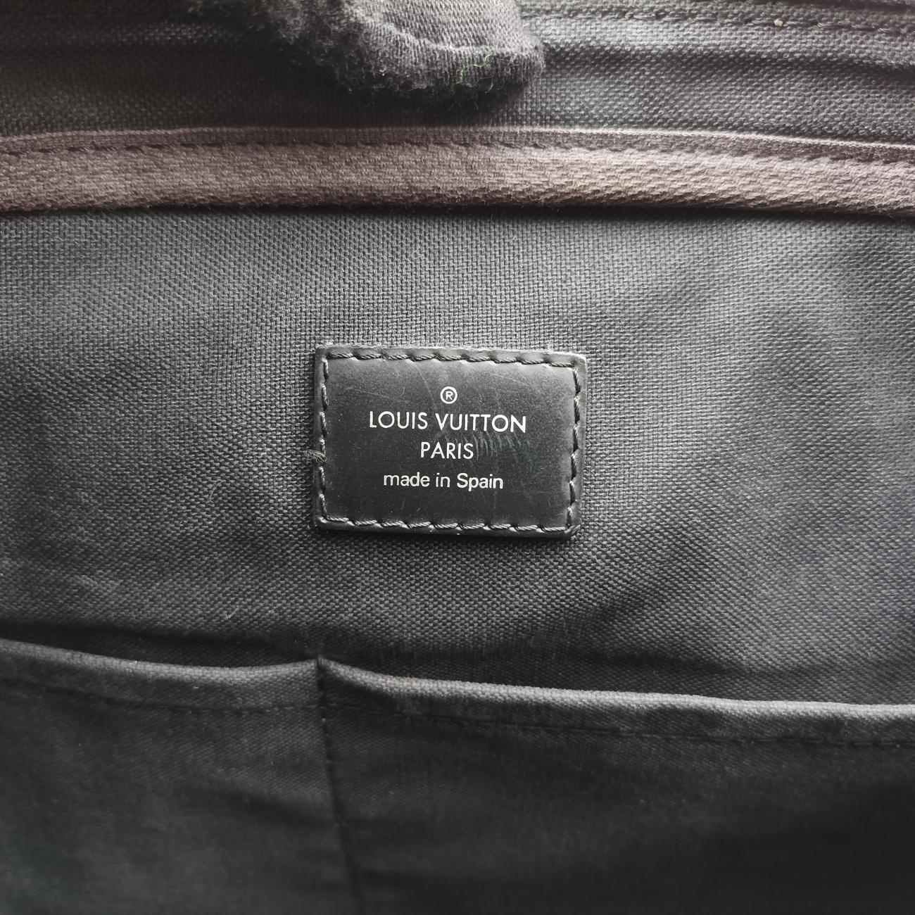 Vintage Louis Vuitton Porte Documents Voyage PM Noir Damier Graphite N41478 handbag | stylenewstar