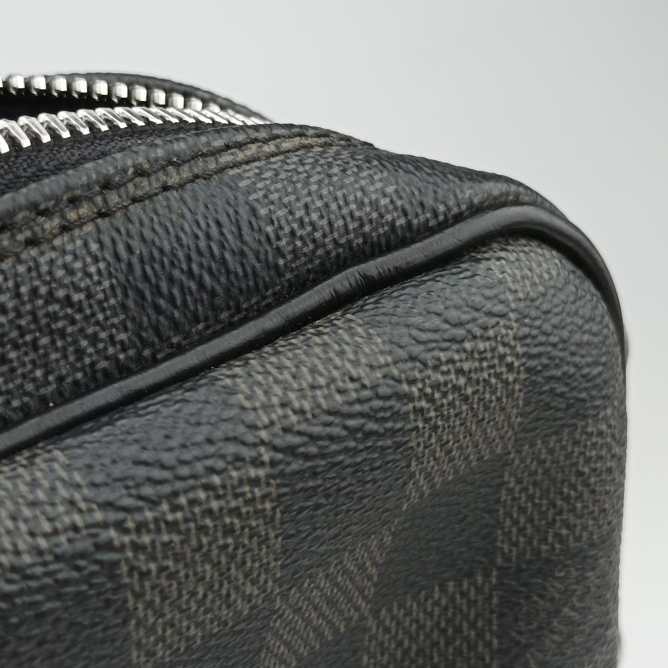 Vintage Louis Vuitton Porte Documents Voyage PM Noir Damier Graphite N41478 handbag | stylenewstar