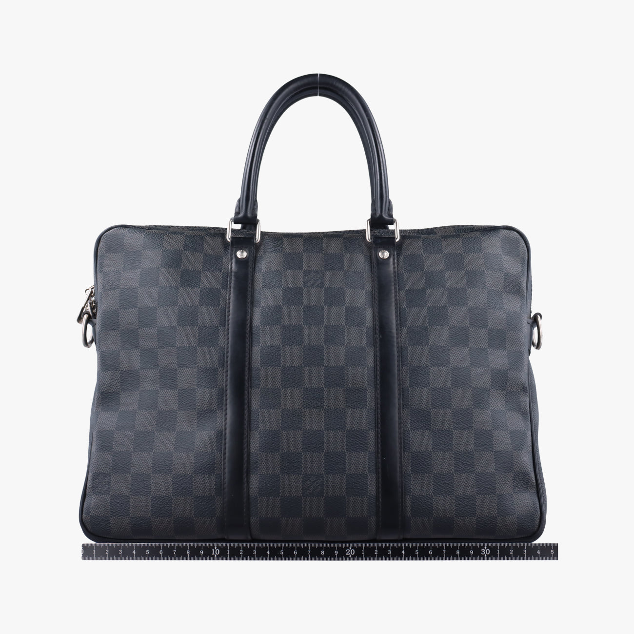 Vintage Louis Vuitton Porte Documents Voyage PM Noir Damier Graphite N41478 handbag | stylenewstar