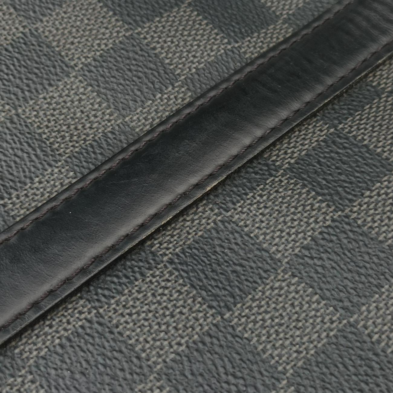 Vintage Louis Vuitton Porte Documents Voyage PM Noir Damier Graphite N41478 handbag | stylenewstar