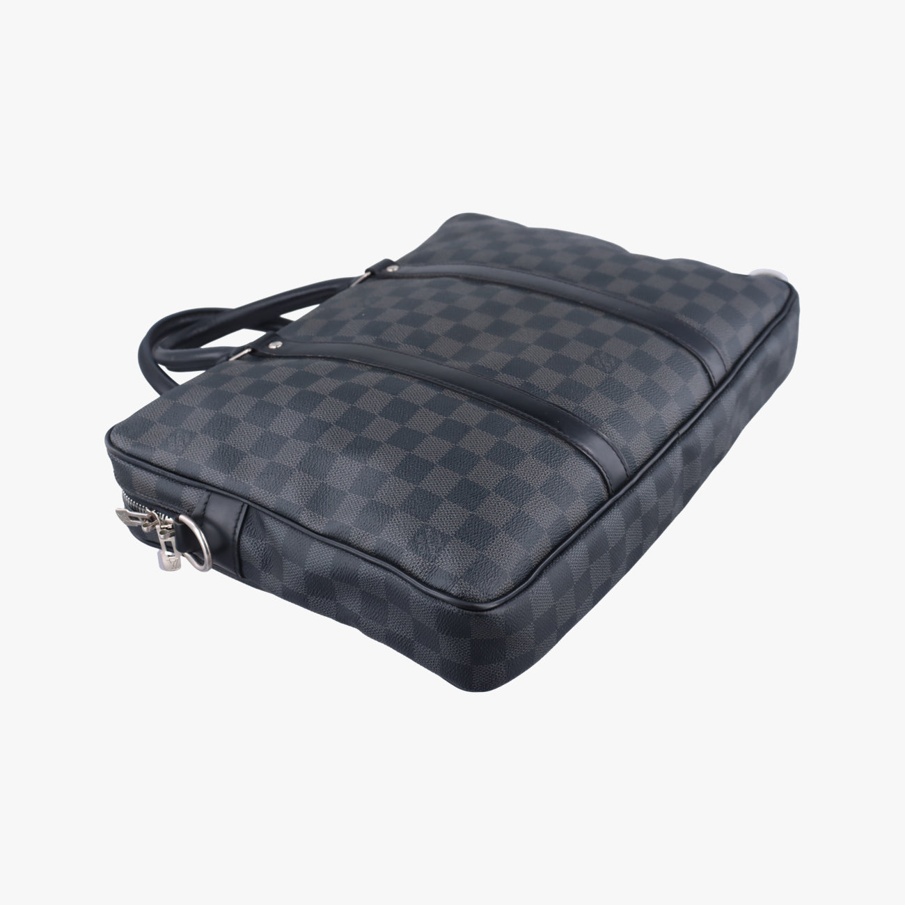 Vintage Louis Vuitton Porte Documents Voyage PM Noir Damier Graphite N41478 handbag | stylenewstar