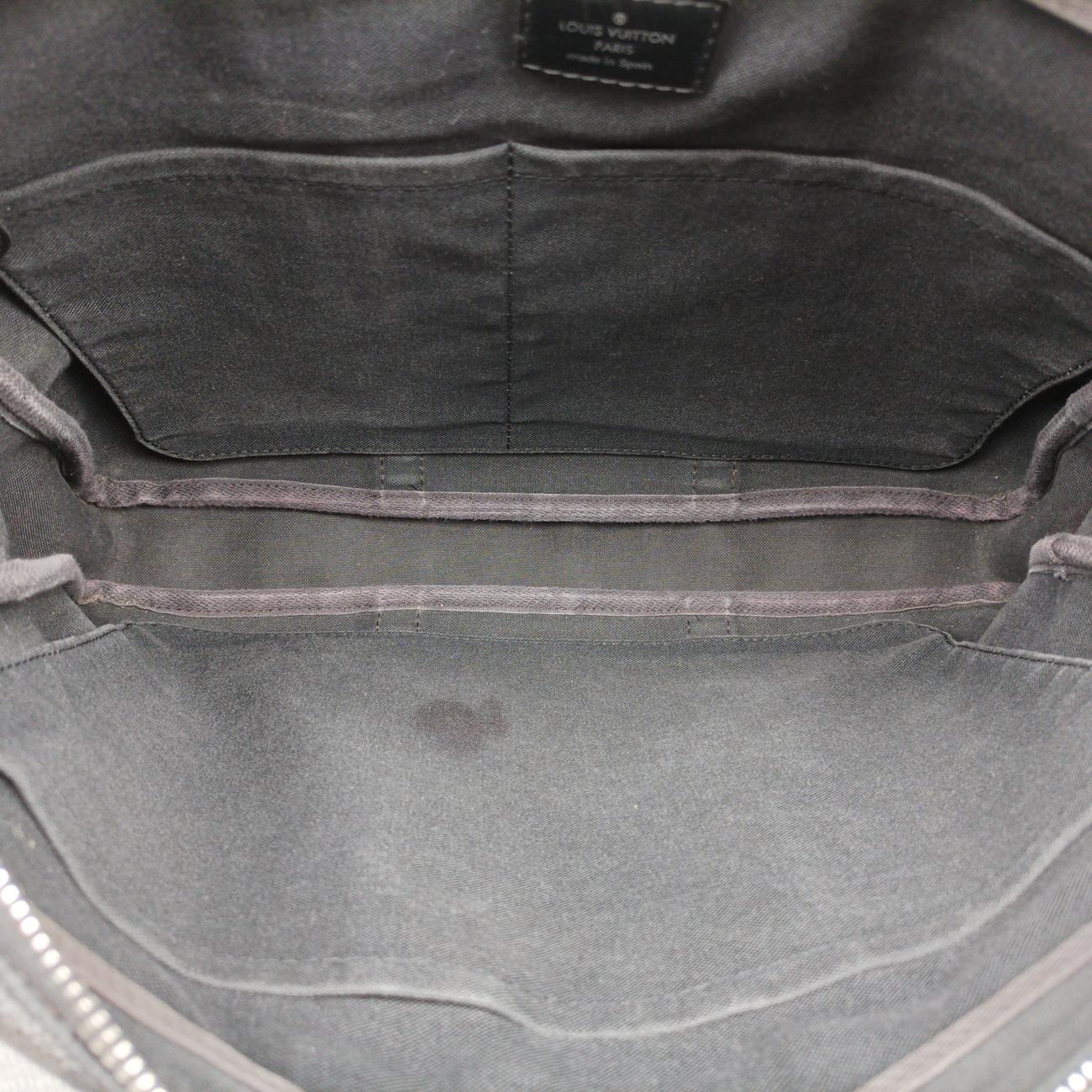 Vintage Louis Vuitton Porte Documents Voyage PM Noir Damier Graphite N41478 handbag | stylenewstar