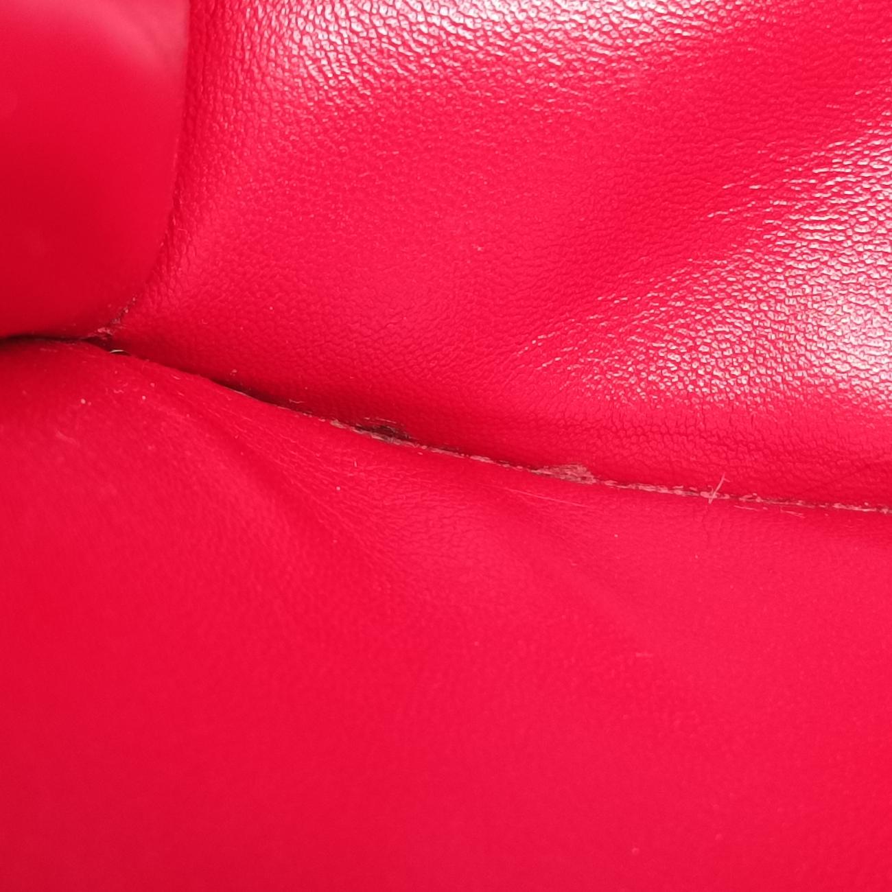 Secondhand Celine Classic Box Red Leather  shoulderbag | stylenewstar