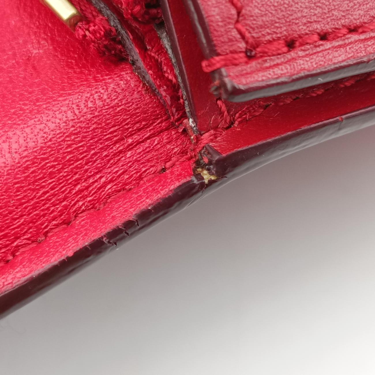 Secondhand Celine Classic Box Red Leather  shoulderbag | stylenewstar