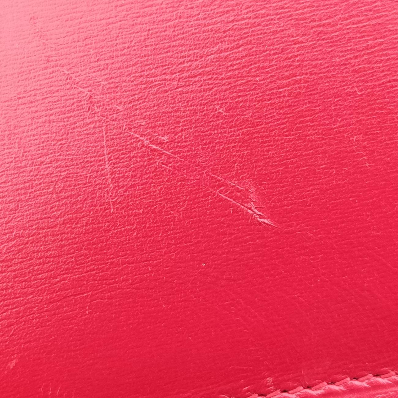 Secondhand Celine Classic Box Red Leather  shoulderbag | stylenewstar