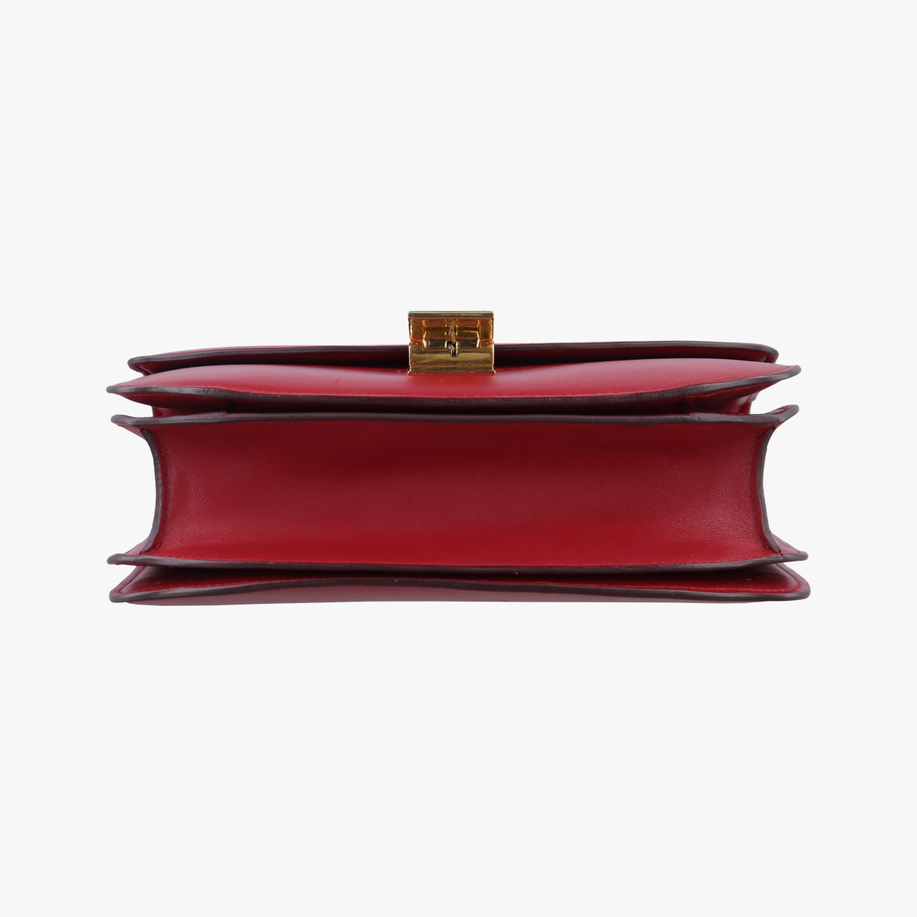 Secondhand Celine Classic Box Red Leather  shoulderbag | stylenewstar