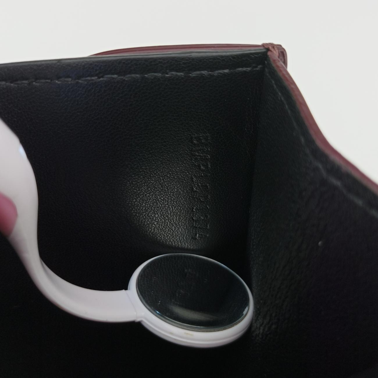 Pre-owned Burberry TB logo Burgundy×Multicolour Leather  shoulderbag | stylenewstar