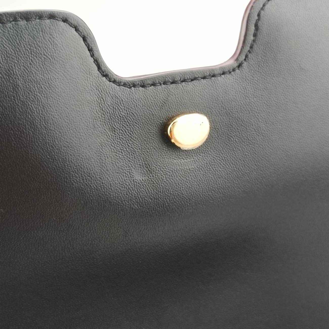 Pre-owned Burberry TB logo Burgundy×Multicolour Leather  shoulderbag | stylenewstar