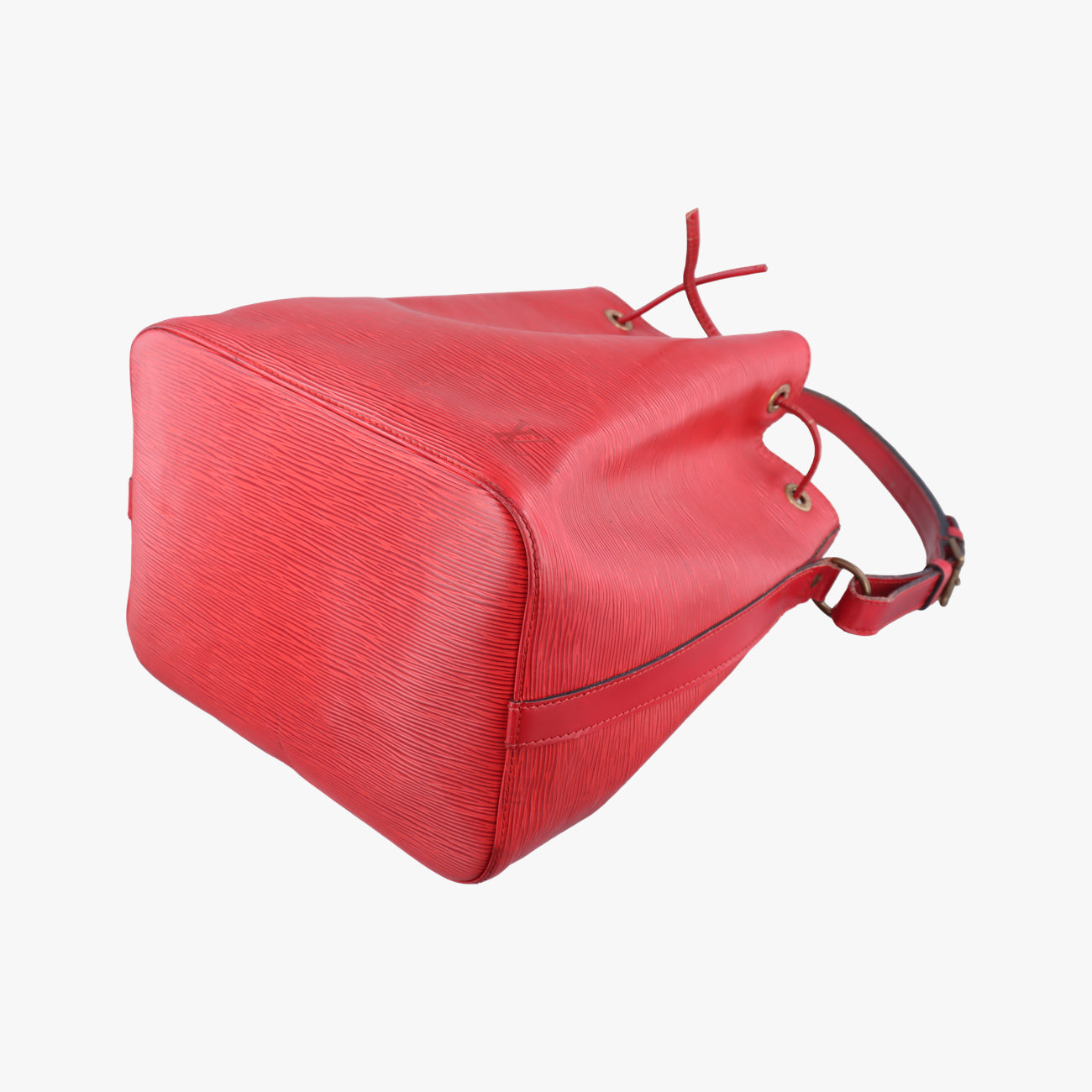 Pre-owned Louis Vuitton Noé Castilian Red Epi M44007 shoulderbag | stylenewstar