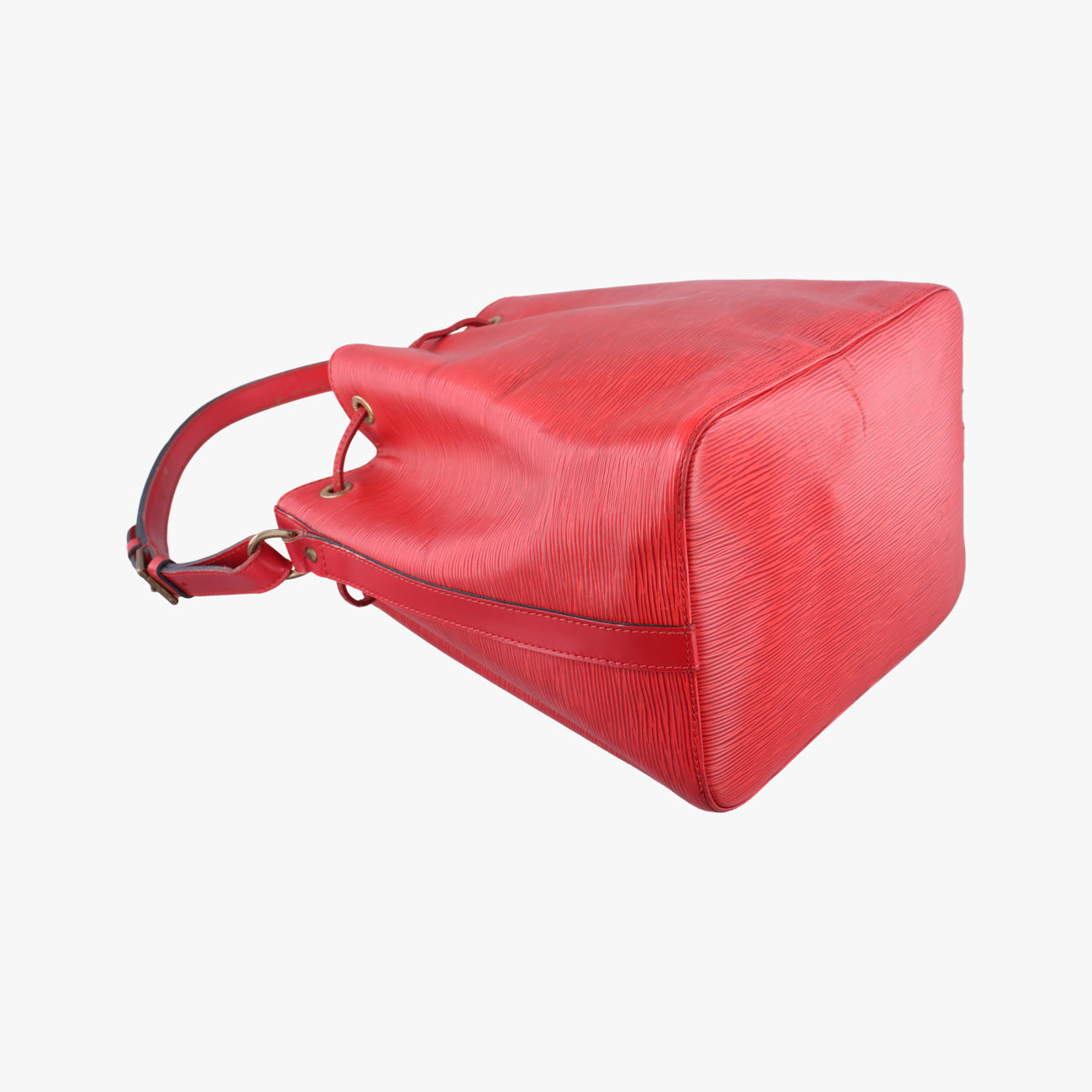 Pre-owned Louis Vuitton Noé Castilian Red Epi M44007 shoulderbag | stylenewstar