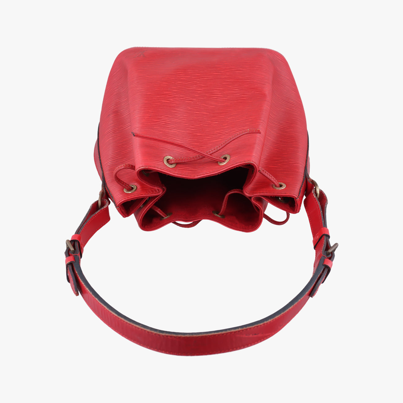 Pre-owned Louis Vuitton Noé Castilian Red Epi M44007 shoulderbag | stylenewstar
