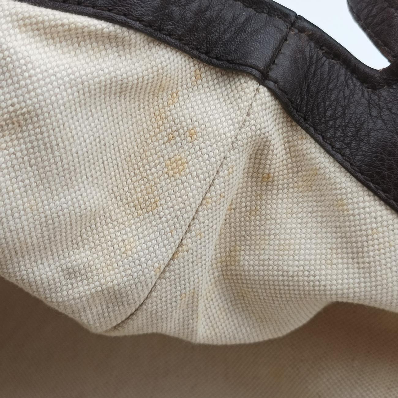 Pre-owned Gucci Diamante Brown canvas 251831 shoulderbag | stylenewstar