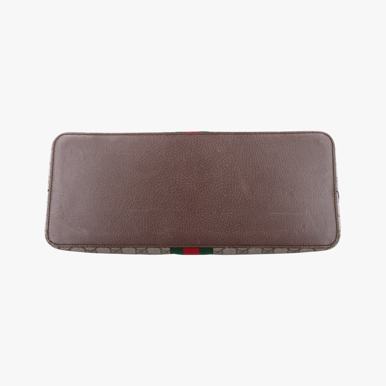 Pre-owned Gucci Ophidia brown×red×green PVC coated canvas 524533 handbag | stylenewstar