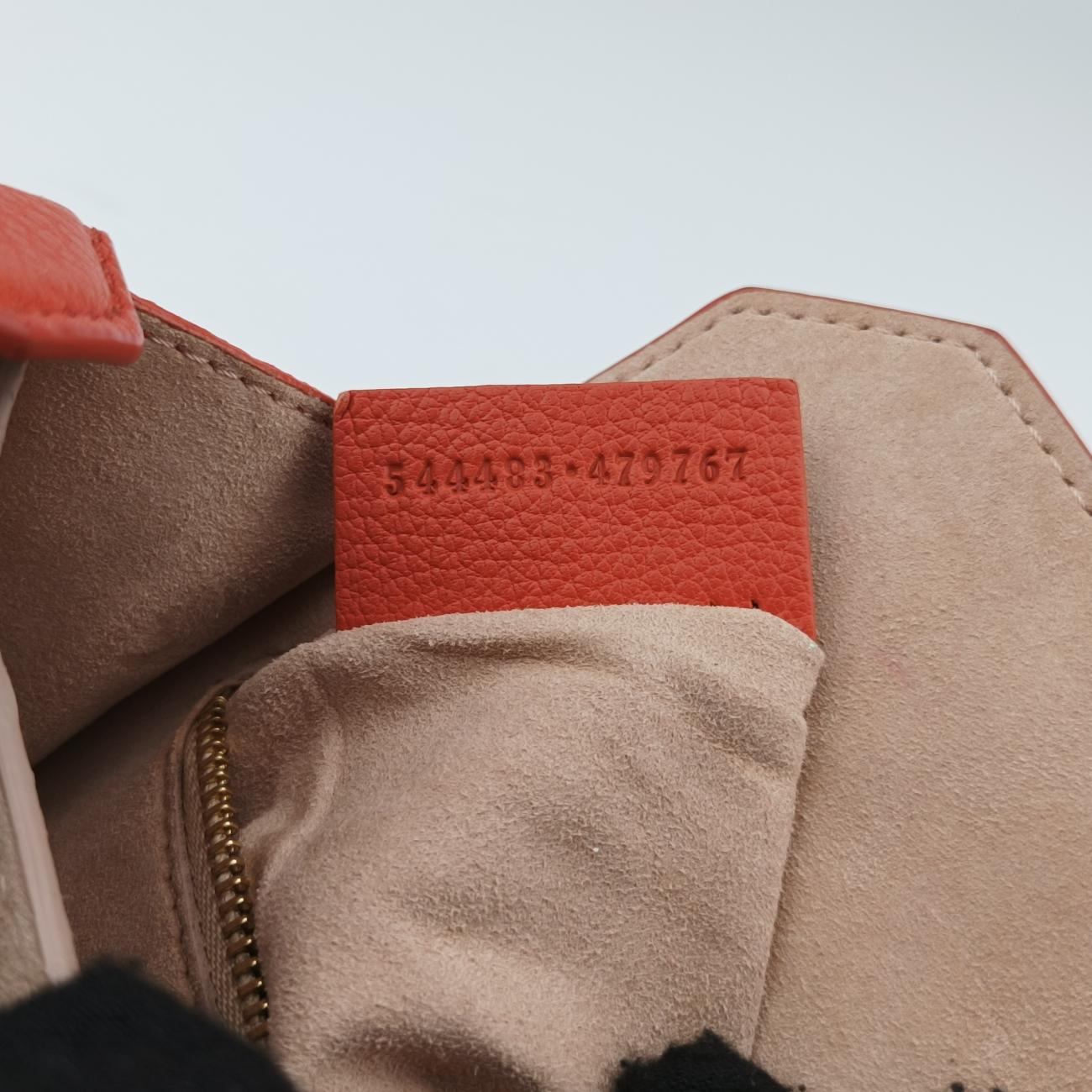 Secondhand Alexander McQueen Box Orange Leather  shoulderbag | stylenewstar