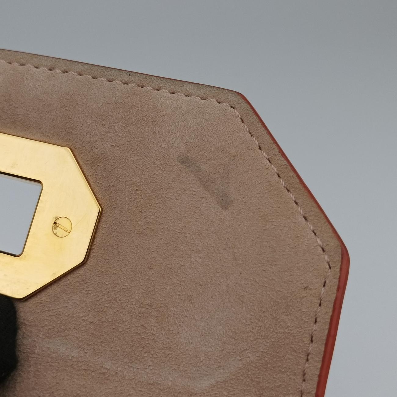 Secondhand Alexander McQueen Box Orange Leather  shoulderbag | stylenewstar