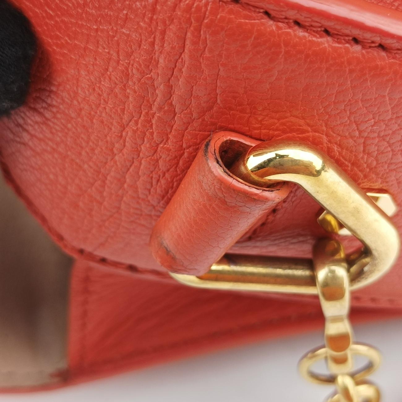 Secondhand Alexander McQueen Box Orange Leather  shoulderbag | stylenewstar