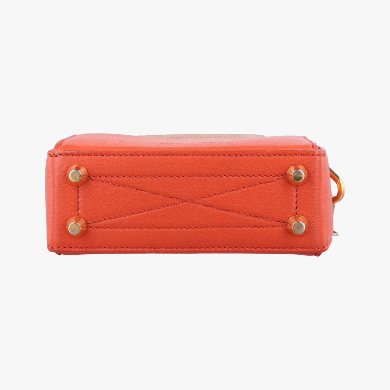 Secondhand Alexander McQueen Box Orange Leather  shoulderbag | stylenewstar
