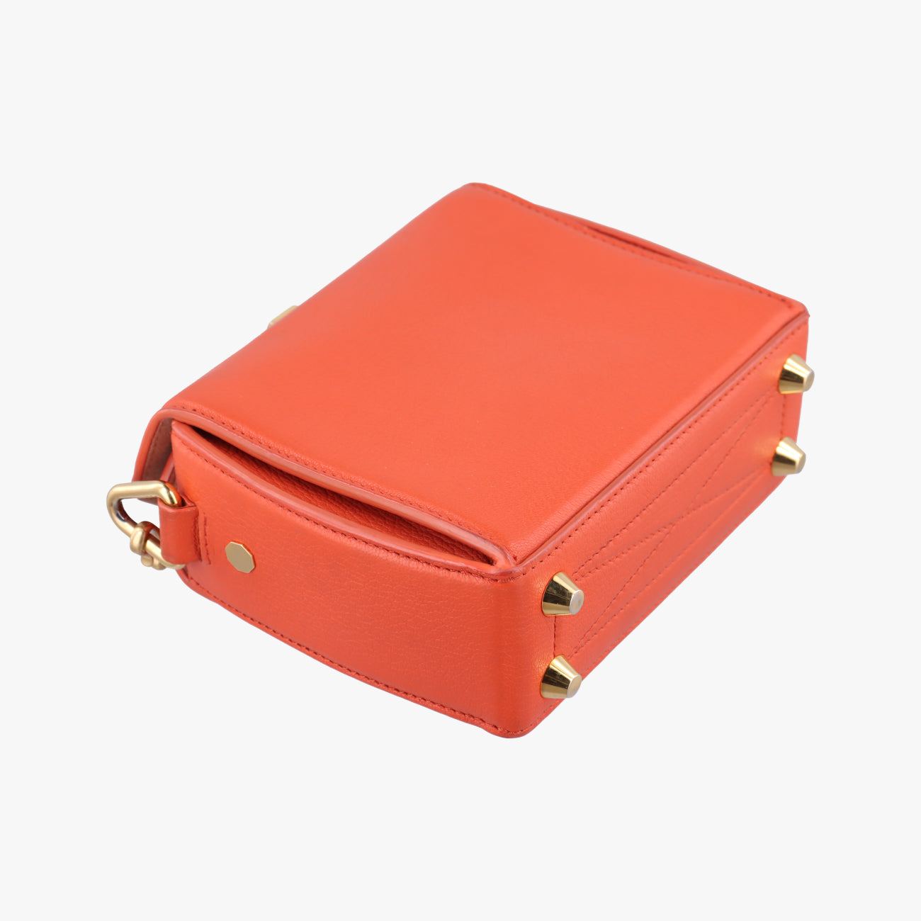 Secondhand Alexander McQueen Box Orange Leather  shoulderbag | stylenewstar