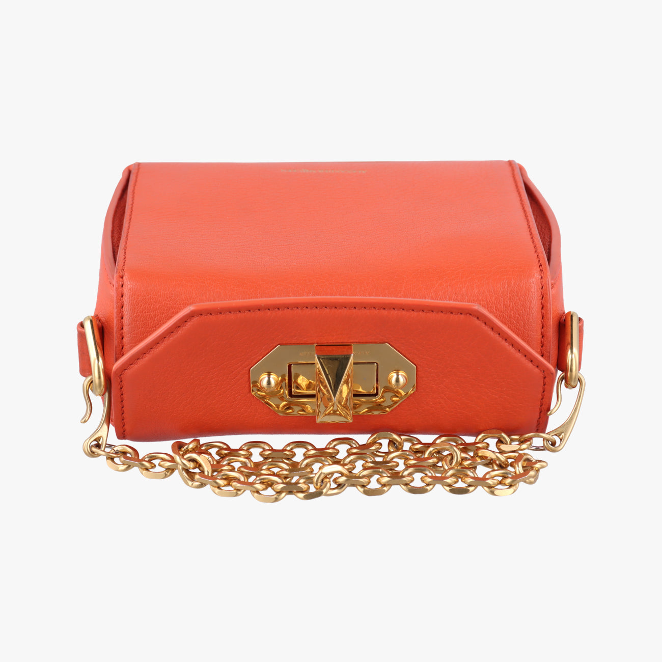 Secondhand Alexander McQueen Box Orange Leather  shoulderbag | stylenewstar